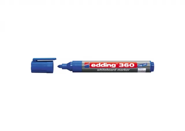 Marker za belu tablu 360 1,5-3mm, zaobljeni Edding plava 09M360E