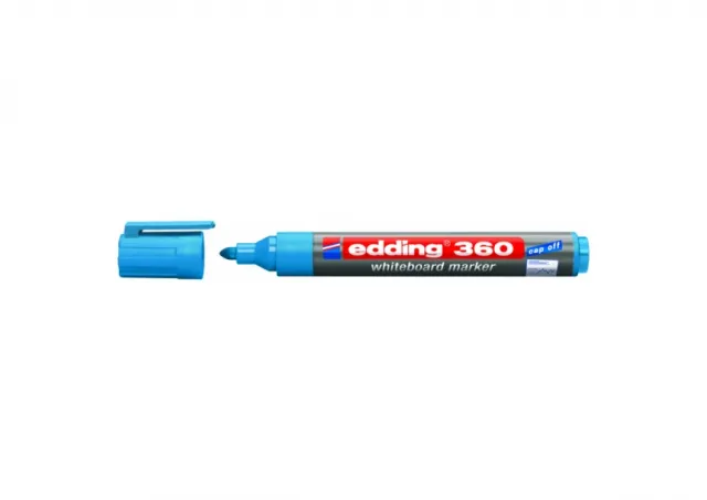 Marker za belu tablu 360 1,5-3mm, zaobljeni Edding svetlo plava 09M360EA