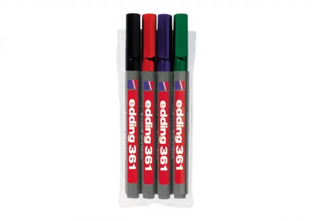 Marker za belu tablu 361 1mm set 1/4 Edding sortirano 09M361Q