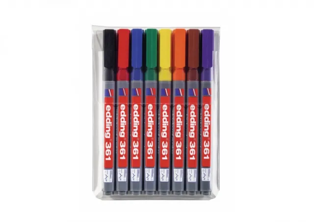 Marker za belu tablu 361 1mm set 1/8 Edding sortirano 09M361Q8