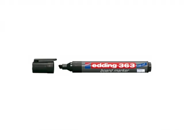 Marker za belu tablu 363 1-5mm, kosi vrh Edding crna 09M363B