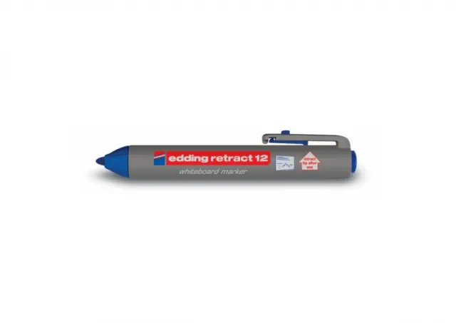 Marker za belu tablu E-12 Retract 1,5-3mm Edding plava 09M12E