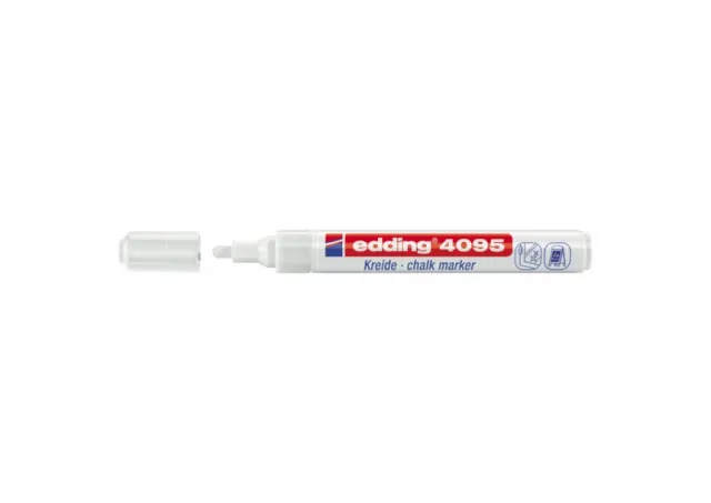 Marker za staklo CHALK MARKER E-4095 2-3mm Edding bela 08M4095A