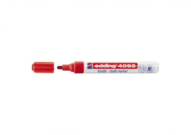 Marker za staklo CHALK MARKER E-4095 2-3mm Edding crvena 08M4095D