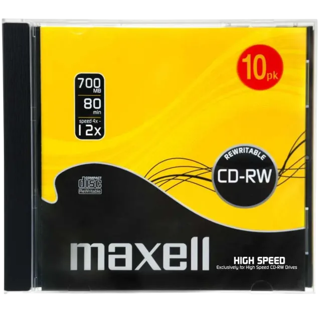 MAXELL CD-RW 80 12X JEWEL