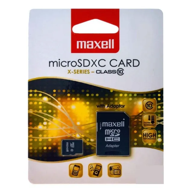 Maxell micro sdhc 32gb x-series+adapter, class 10