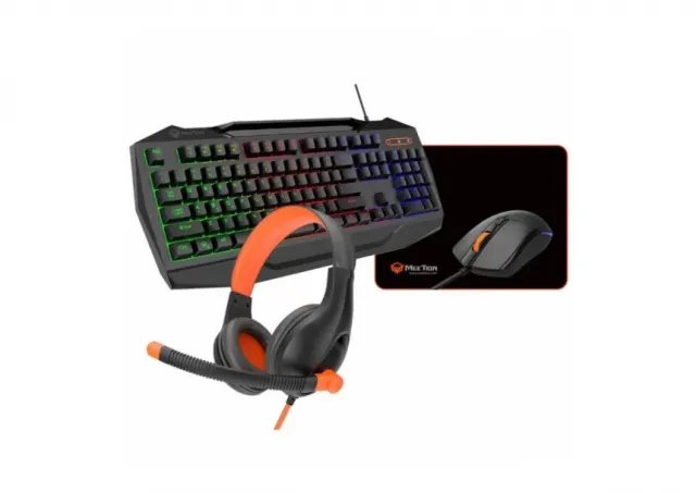 MEETION C490 GEJMERSKI SET 4U1: TASTATURA, HP SLUŠALICE, MIŠ, PODLOGA
