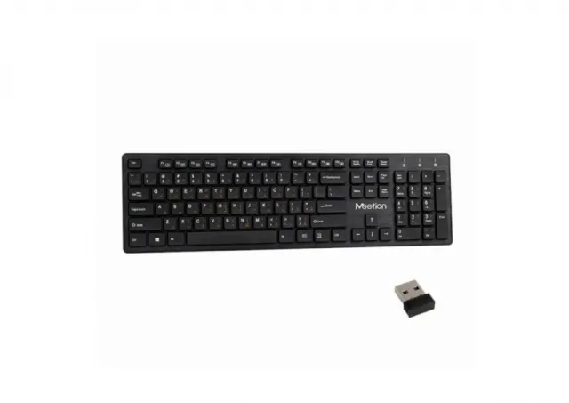 MEETION WK841 BEŽIČNA 2.4GHZ SILENT Tastatura, CRNA