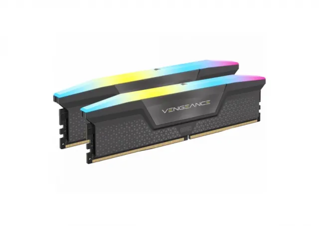 Memorija CORSAIR VENGEANCE 32GB(2x16GB)/DDR5/6400MHz/CL32/1.40V/RGB/EXPO & XMP