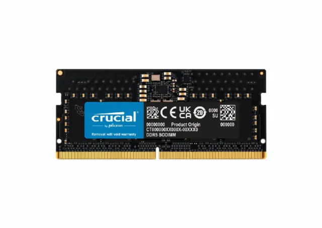 Memorija Crucial 8 GB DDR5 - 4800 MHz, SODIMM, CL40, CT8G48C40S5
