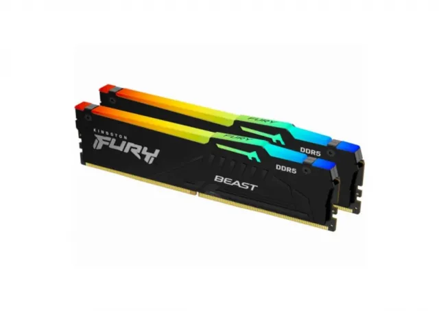 Memorija KINGSTON 32GB(2x16GB)/DIMM/DDR5/6800MHz/CL34/FURY Beast RGB XMP