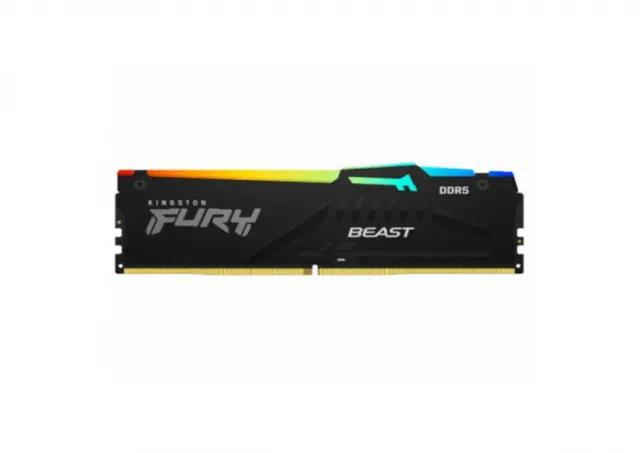 Memorija KINGSTON 32GB/DIMM/DDR5/5200MHz/CL40/FURY Beast RGB XMP
