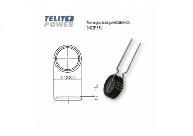 Memorijska baterija 0.022F 5.5V EECSE0H223 G611856