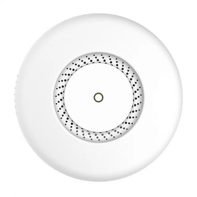 MikroTik cAP ac plafonski / zidni WiFi AC1200Mb/s High Power 400mW dual band 2.4 & 5GHz 802.11ac/a/b/g/n VPN ruter / access point, 2 Gigabit LAN/WAN PoE in&out porta, 2 kućišta, 128MB RAM, CAPsMAN, temp -40º÷50ºC, ROS L4