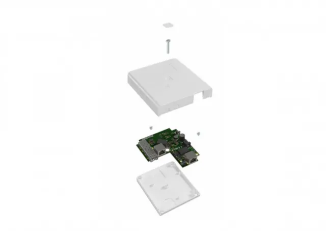 MikroTik gpen21 poe injector with sfp 2x rj45