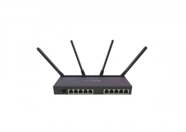 MikroTik RB4011iGS+5HacQ2HnD-IN, WiFi Router, Dual Band 1733Mb/s, 10x RJ45 1000Mb/s, 1x SFP+