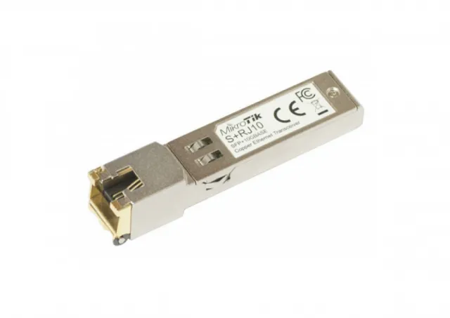 MikroTik S+RJ10 SFP+ module 10gb/s copper ethernet transceiver