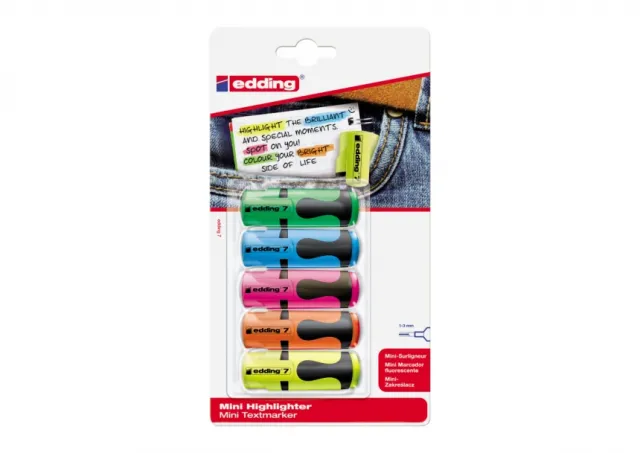 Mini signiri Edding E-7 u blisteru 1/5 Edding sortirano 08SG07Q5