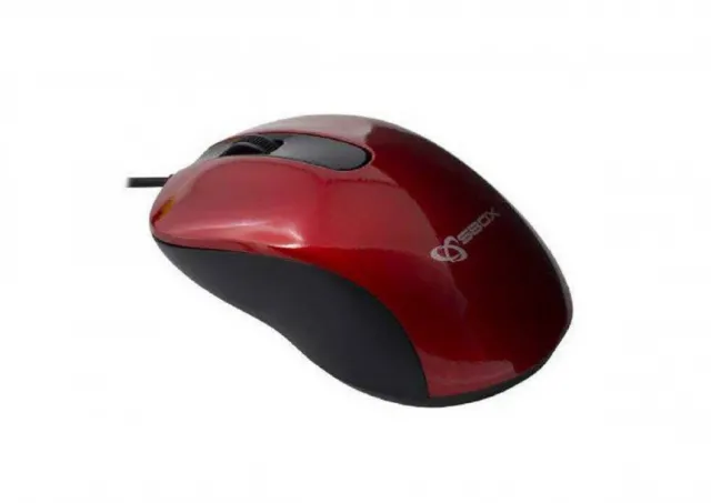 Miš S BOX M 901 red 3D optički USB žičani (972)
