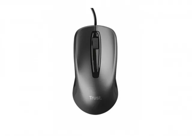 Miš TRUST Basics žični/1200dpi/crna