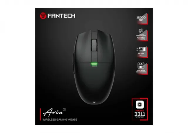 Miš Wireless Fantech XD7E Aria E crni