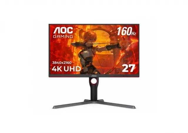 Monitor AOC U27G3X/BK 27"/IPS/3840x2160/160Hz/1ms GtG/HDMIx2,DPx2/Gsync,adaptive sync/Pivot,visina