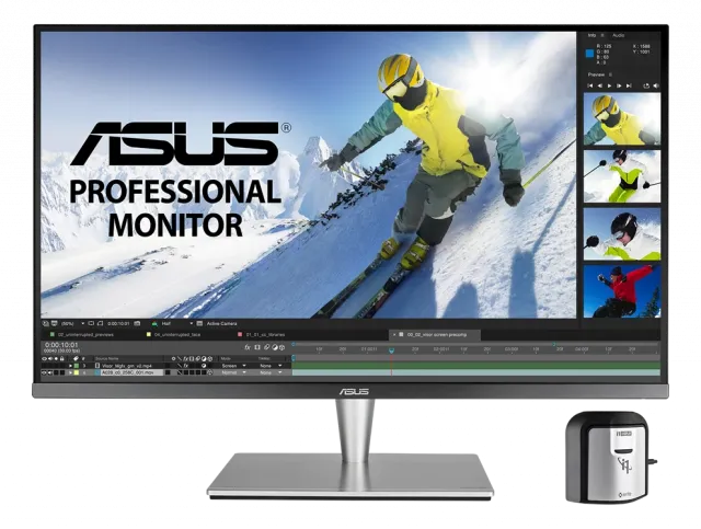 Monitor ASUS ProArt PA32UC-K 32"/IPS/3840x2160/60Hz/5ms GtG/HDMIx4,DP,USB,Thunderbolt3/pivot,visina