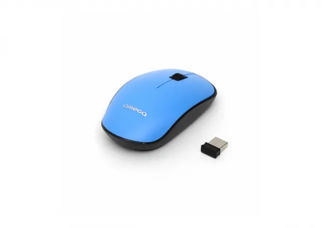 Mouse Omega OM0420WBL W plavi
