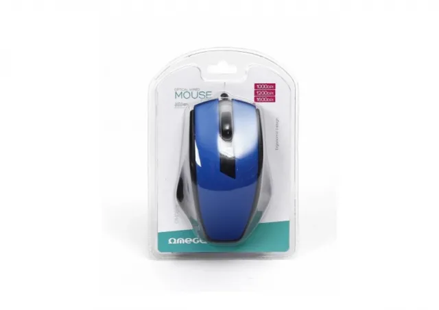 Mouse Omega OM08BL 1200DPI plavi
