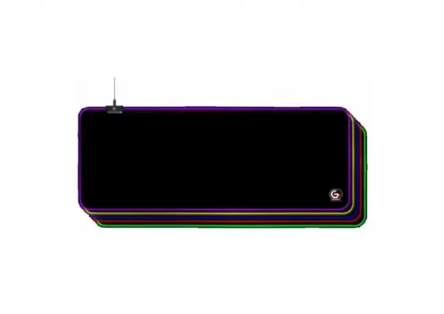 MP-GAMELED-L Gembird Gejmerska podloga za misa od gume, 300x800mm, 4mm RGB LED svetlo, LARGE