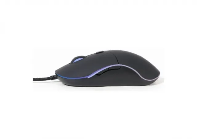 MUS-UL-02 Gembird Opticki mis 800-2400Dpi 6-button black Illuminated 123m