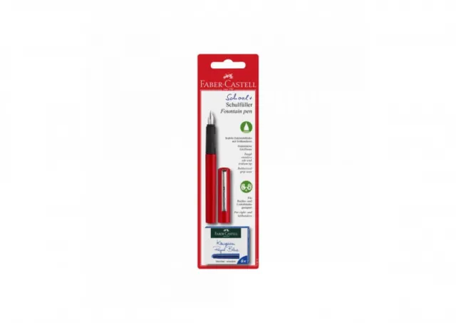 Naliv pero Faber Castell + patrone Crveno 149812