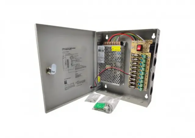 NAPRK-12V/10A-9CH Gembird napajanje sa kljucem, 1.5A/CH