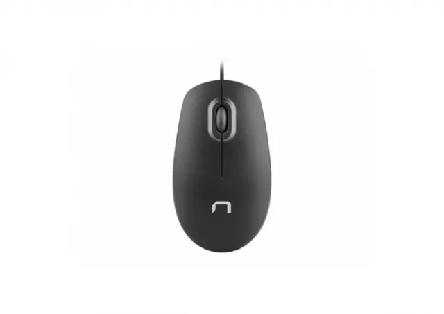 Natec HAWK, Laser Mouse 1000 DPI, 3 Buttons, USB, Black, Cable 1.8m
