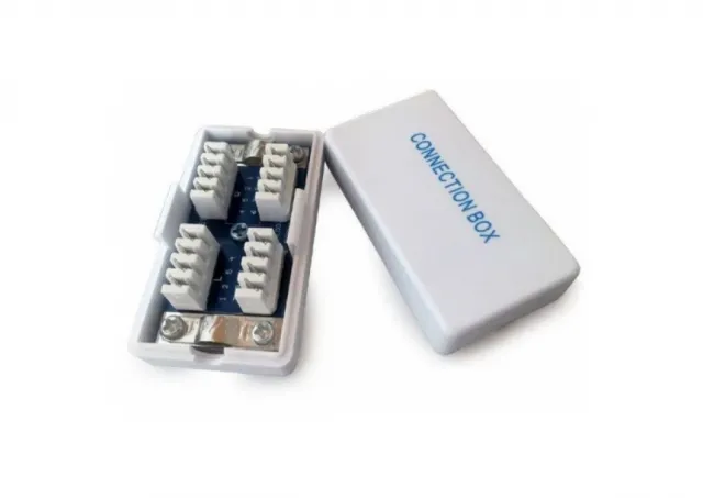 NCA-LSAS6-01 Gembird Cat.6 LAN coupler, LSA (Krone), shielded (silver color)