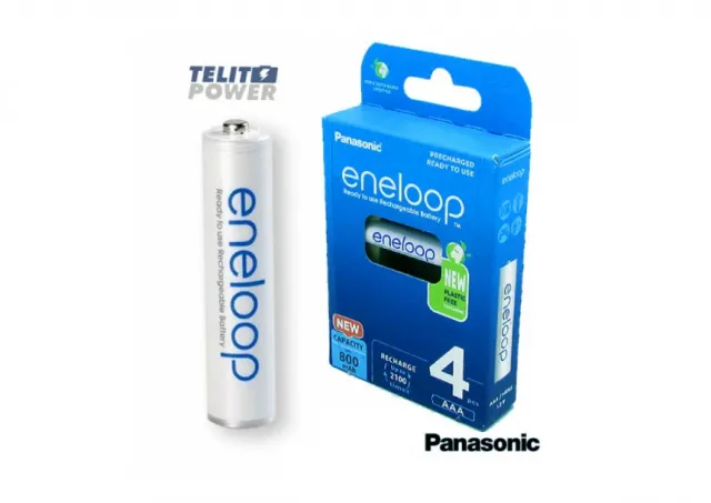 NiMH AAA 1.2V 800mAh BK-4MCCE-4BE ENELOOP  blister 4 ( cena po komadu )