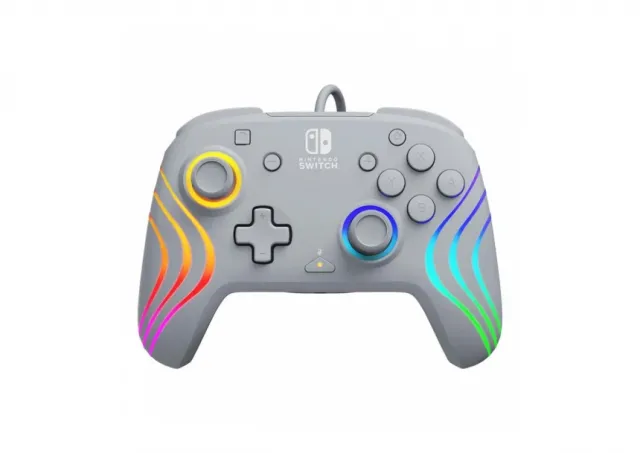 Nintendo Switch Afterglow Wave Wired Controller Grey
