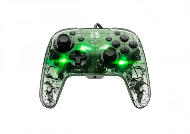 Nintendo Switch Deluxe Wired Pro Controller Afterglow + Audio