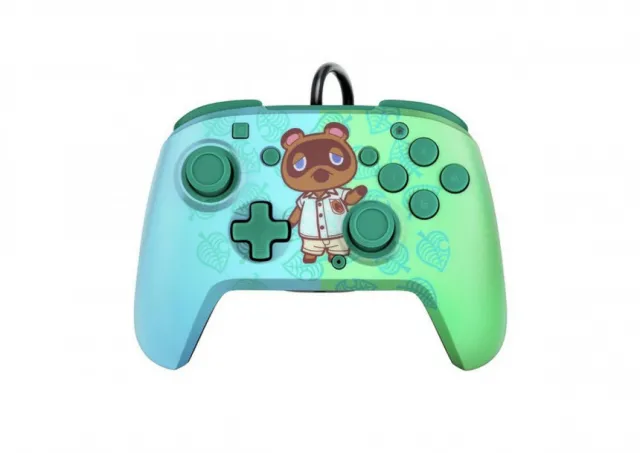 Nintendo Switch Faceoff Deluxe Controller + Audio - Animal Crossing
