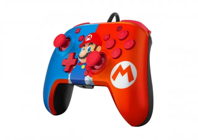 Nintendo Switch Faceoff Deluxe Controller + Audio - Mario