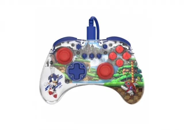 Nintendo Switch Realmz Wired Controller - Sonic Green Hill Zone