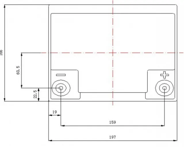 NPP NPG12V-38Ah, GEL BATTERY, C20=38AH, T14,197*165*174*174, 11KG, Light grey 43874