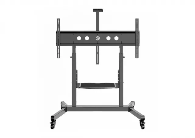 ONKRON Mobile TV Stand Rolling TV Cart for 50 to 100-Inch Screens up to 120 kg, black