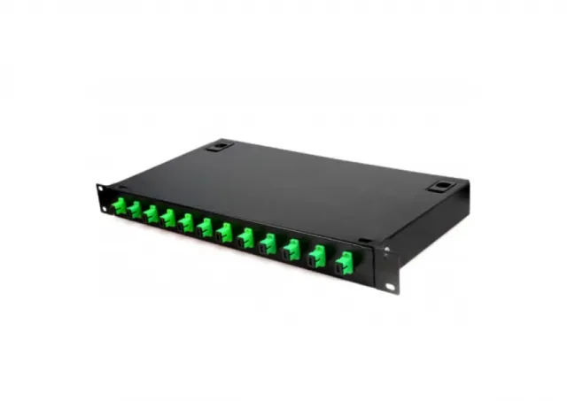 Optički patch panel ExeLink sa 12 conectora SC/APC za rek orman