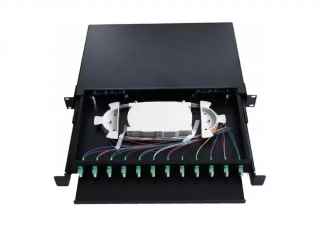 Optički patch panel ExeLink sa 12 konektora SC/APC za rek orman