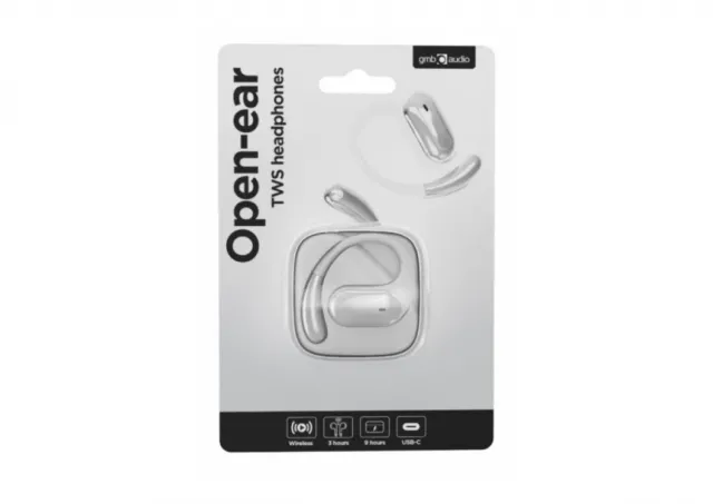 OWS-01-W Gembird bluetooth V5 open-ear slusalice, TWS, white