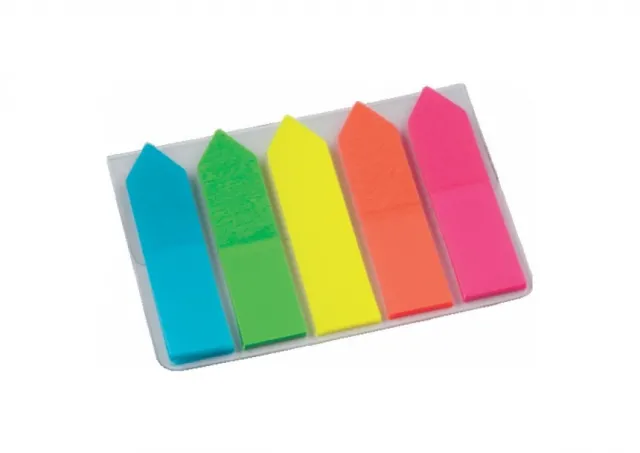 Page Marker uža strelica 12x44 mm, 5 boja brilliant, 125 listića Info Notes 