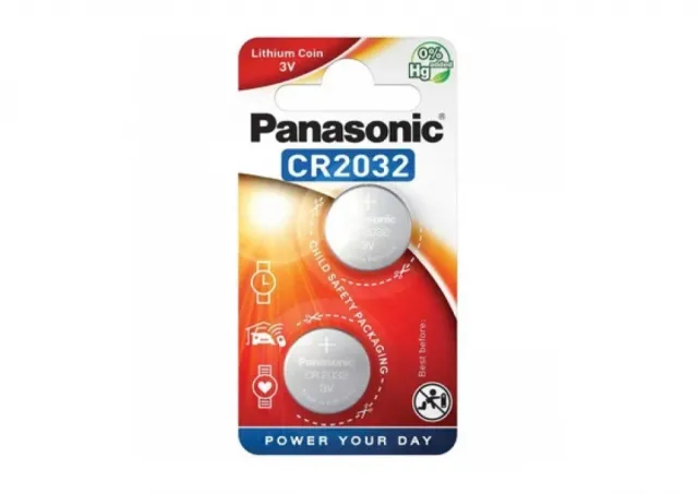 Panasonic baterija CR2032 1/2