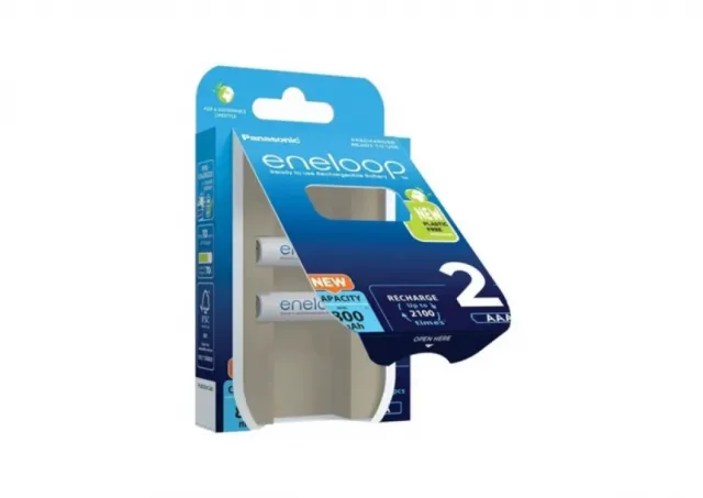 Panasonic baterija Eneloop AAA/2B (BK-4MCDE/2BE)