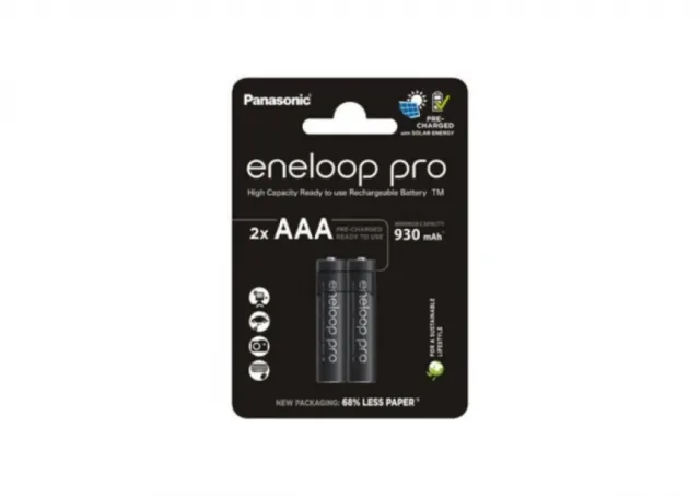 Panasonic baterija Eneloop pro AAA(BK-4HCDE/2BE) 2 kom.